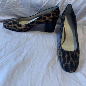 Ancarani  cheetah print heels